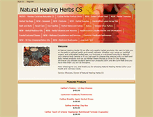 Tablet Screenshot of naturalhealingherbscs.com